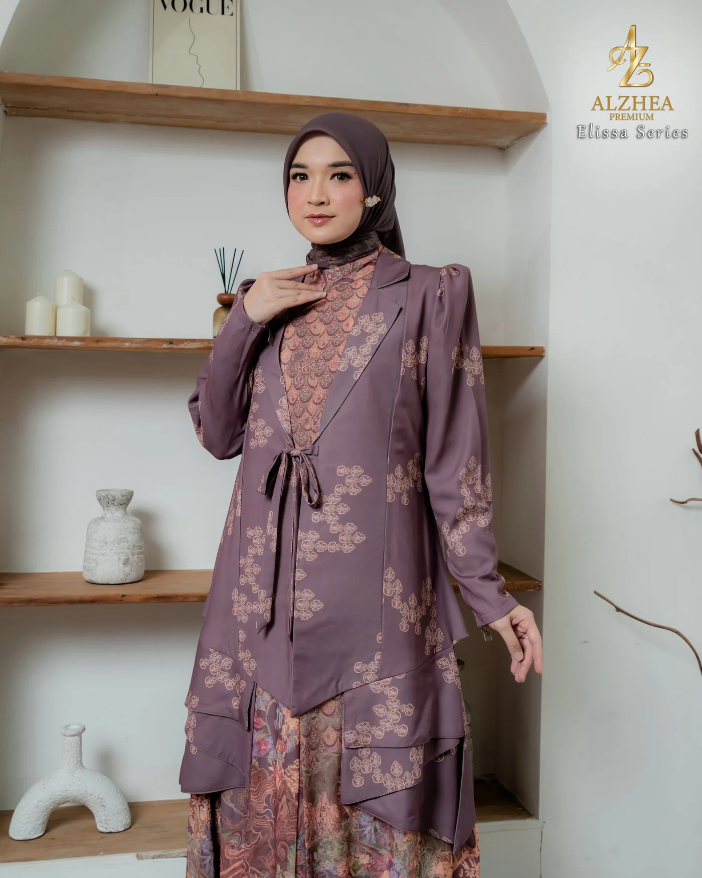 Elissa Series — Mauve — tampak belakang