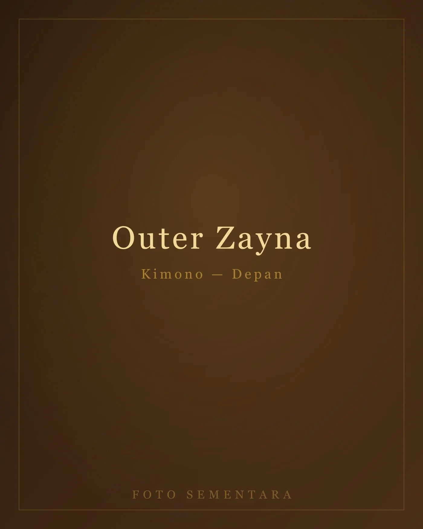 Outer Zayna Kimono