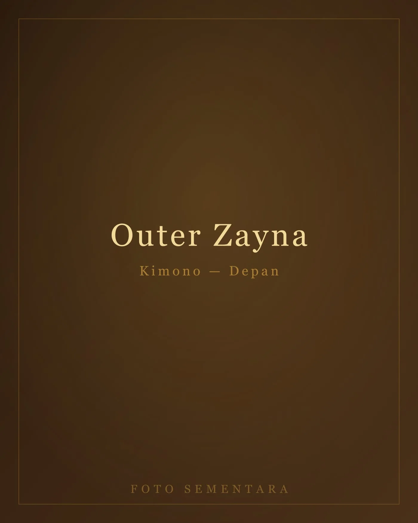 Outer Zayna Kimono